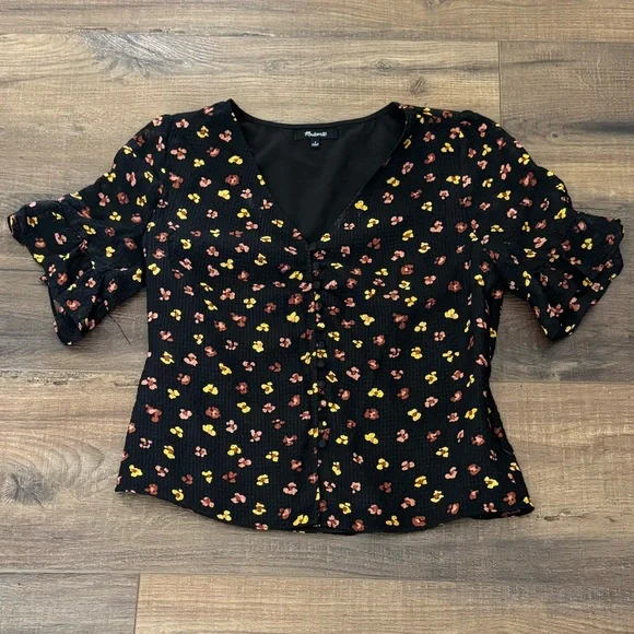Madewell Floral Top - Picture 1 of 3